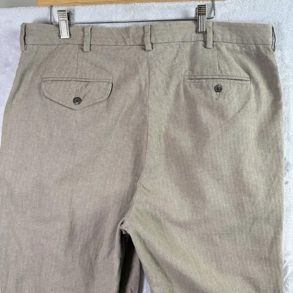 Vintage Polo Ralph Lauren Men's Chino Pants Size‎ 38/30 Tan Dress Pants Cotton